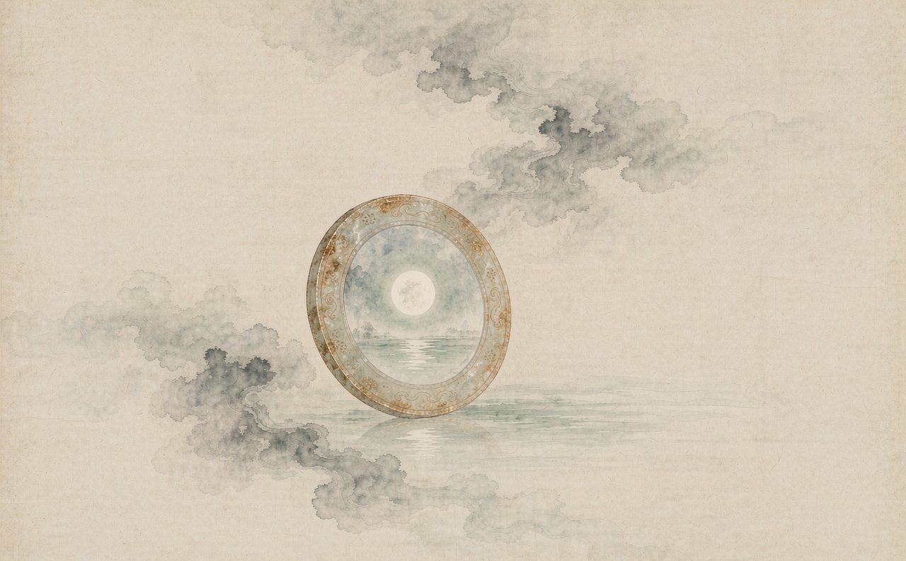 玉镜照虚空　意象图