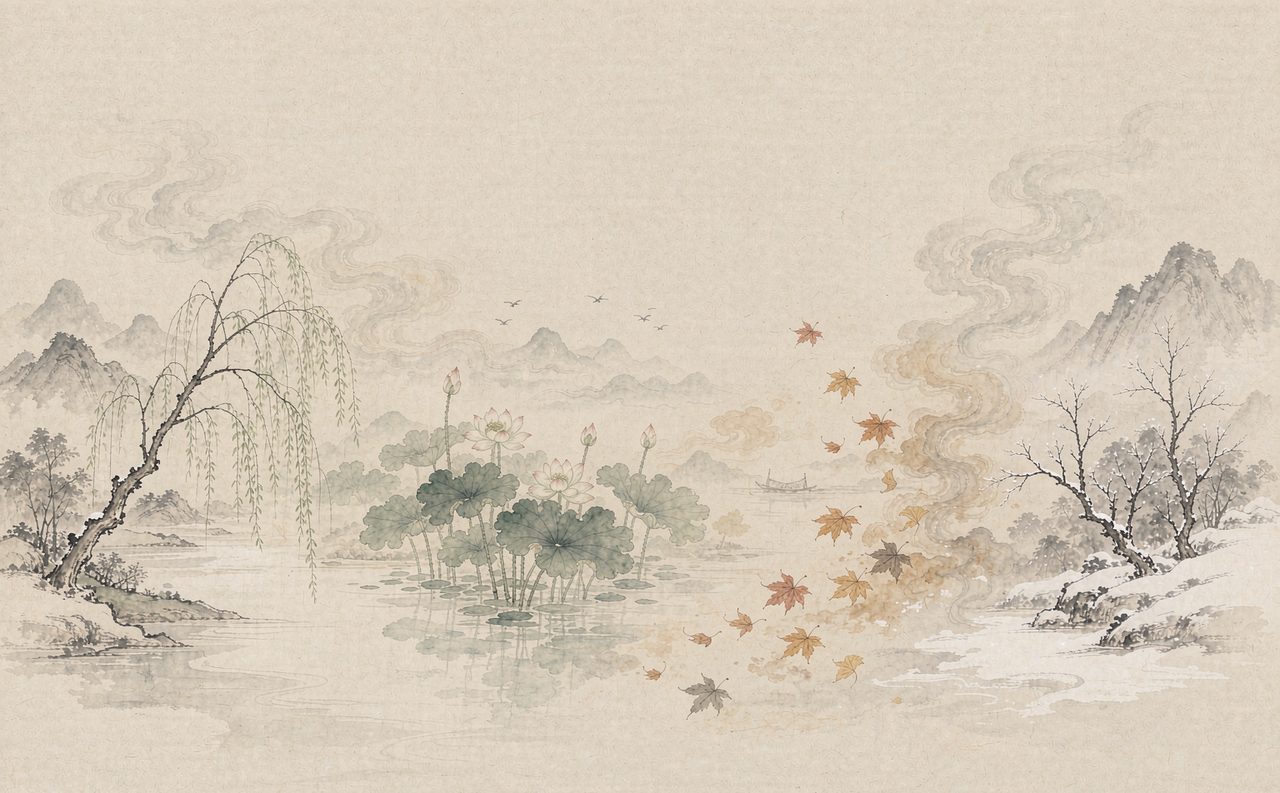 与四时合其序　意象图